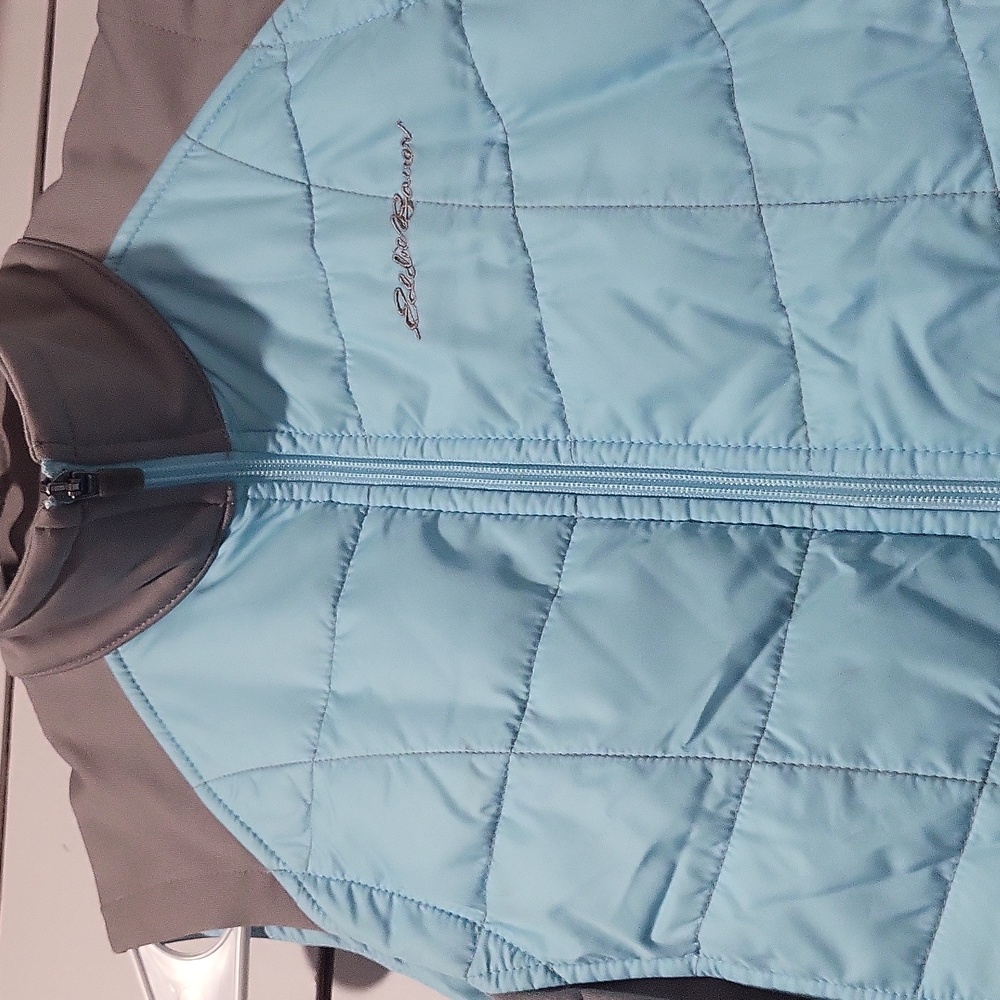 Eddie Bauer Puffer Vest Women Small Winter Nature Outdoors